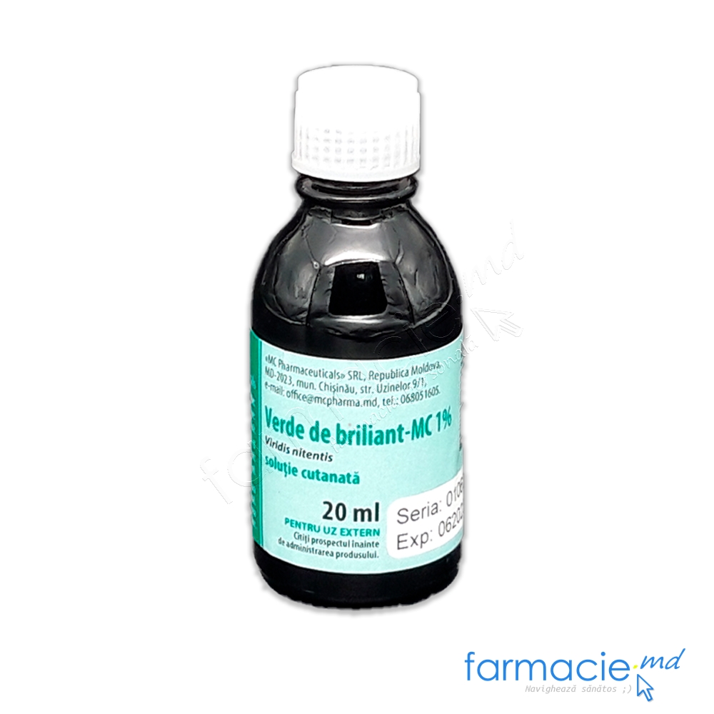 Verde de briliant solutie 1% 20ml N1 MC