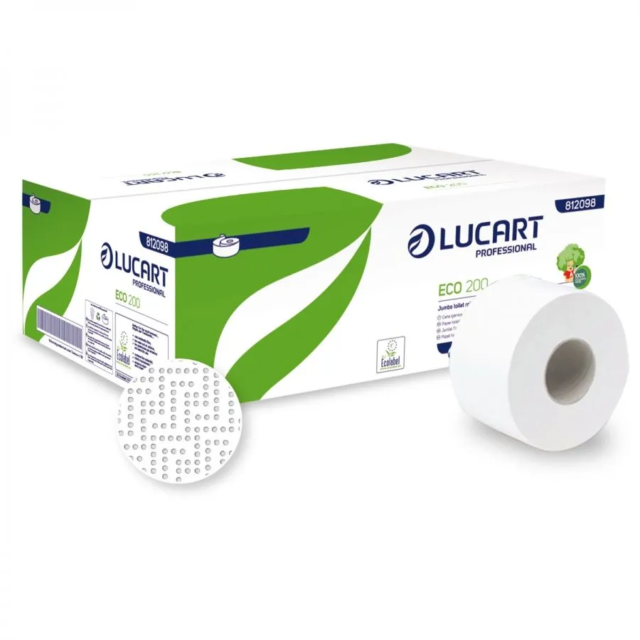 Eco 200 - Hîrtie igienică 2 str. 527 perforari - 812098