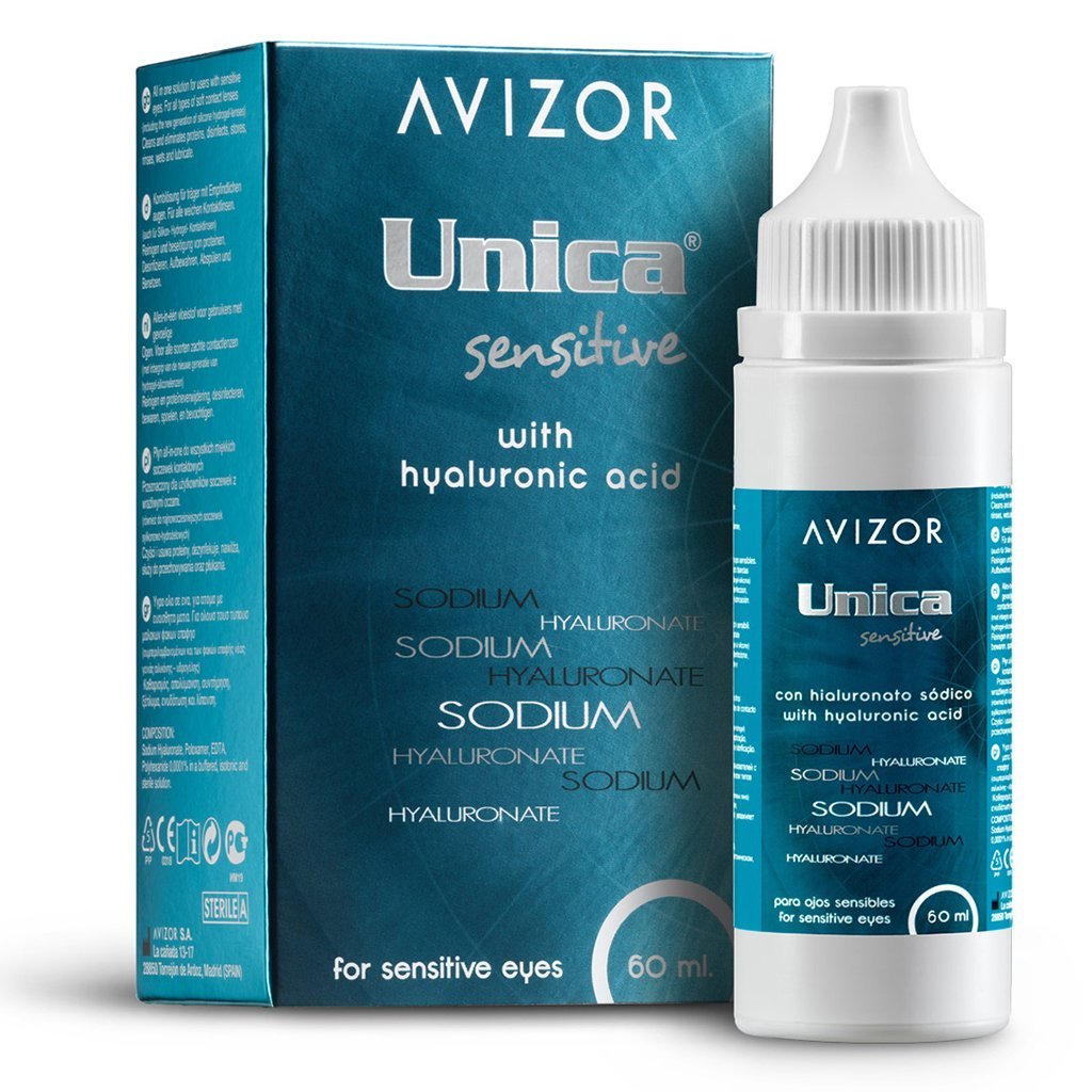 Unica Sensitive 60 мл (with hyaluronic acid) + контейнер