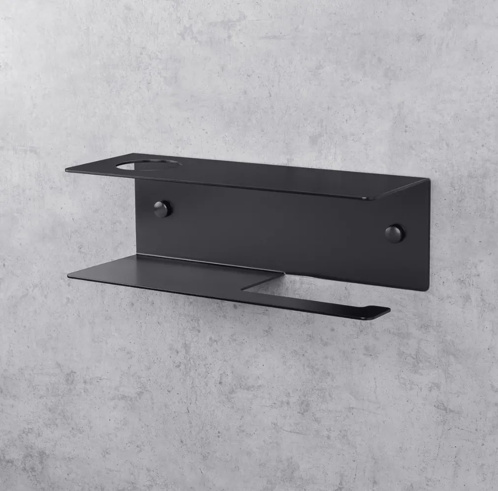 Держатель с полкой для туалетной бумаги SHELF LINE