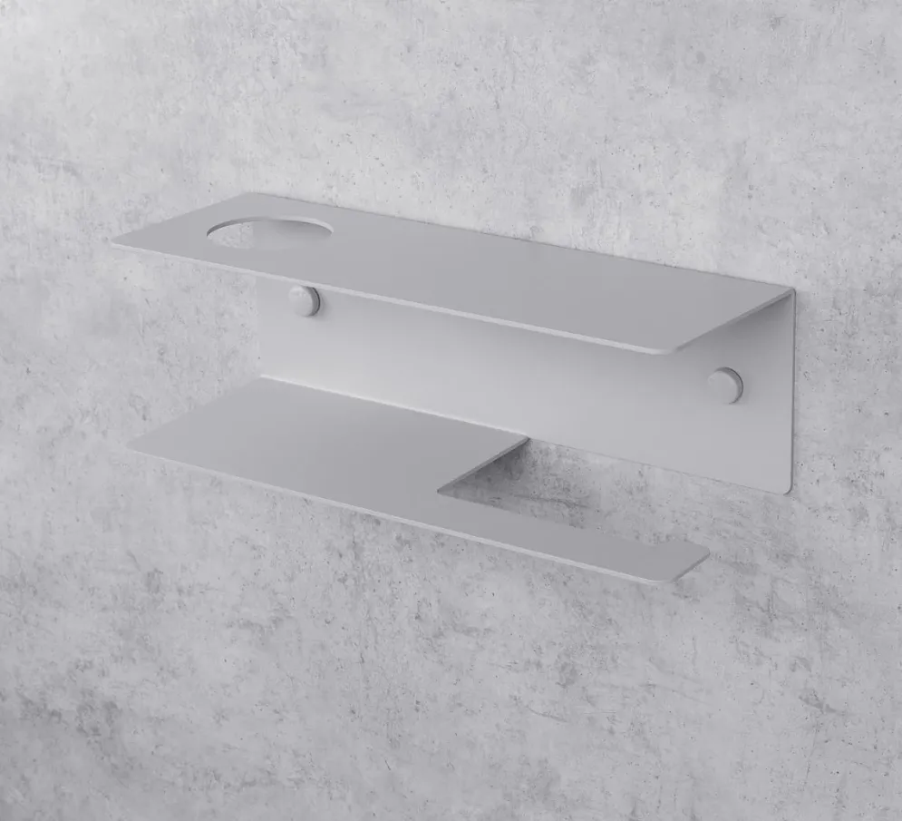 Держатель с полкой для туалетной бумаги SHELF LINE