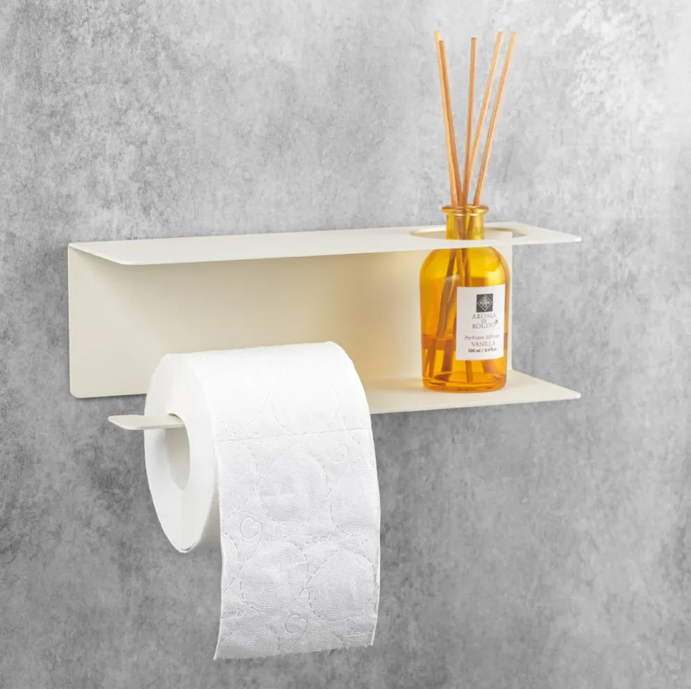 Держатель с полкой для туалетной бумаги SHELF LINE