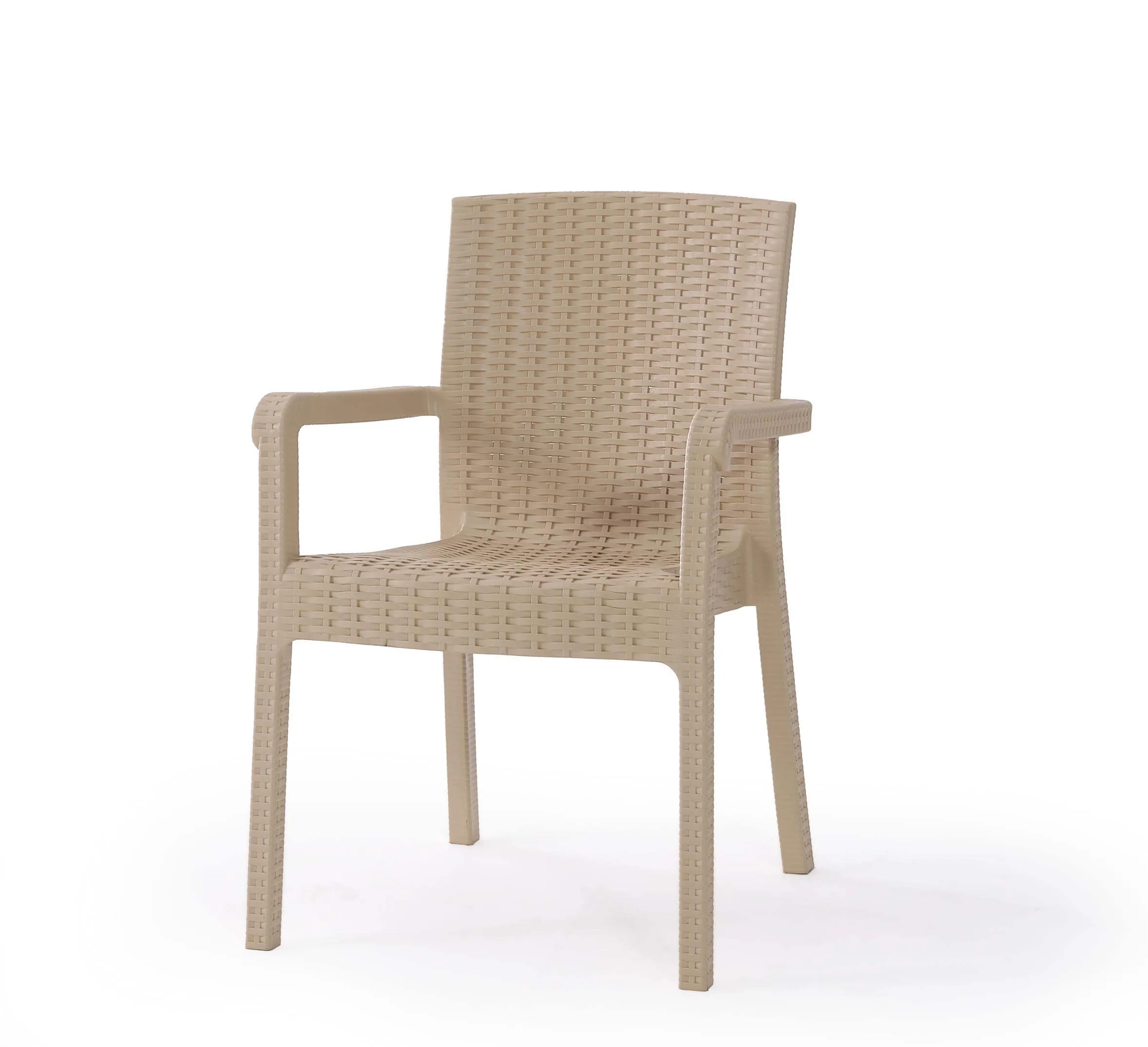 Scaun din plastic VECTOR Cappuccino