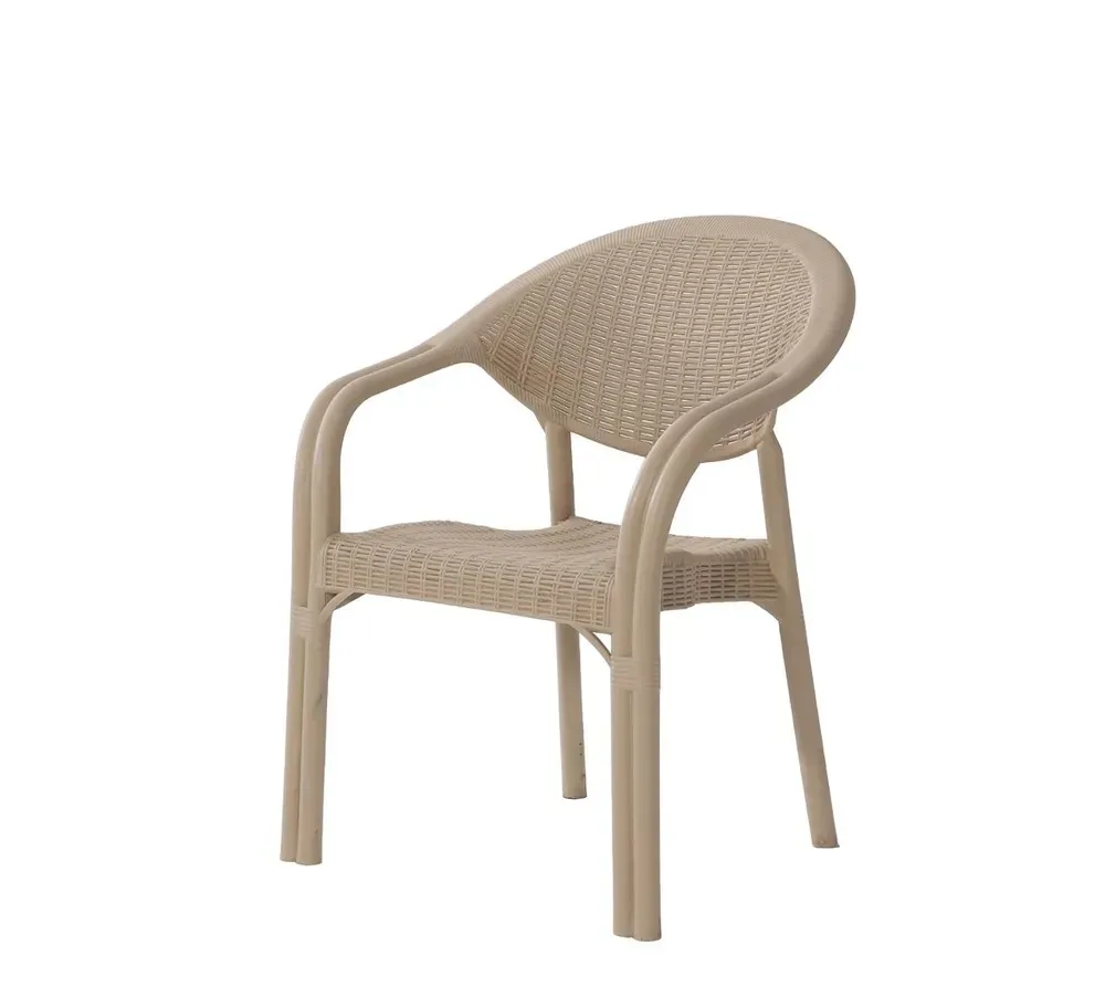 Scaun din plastic BAMBO Cappuccino