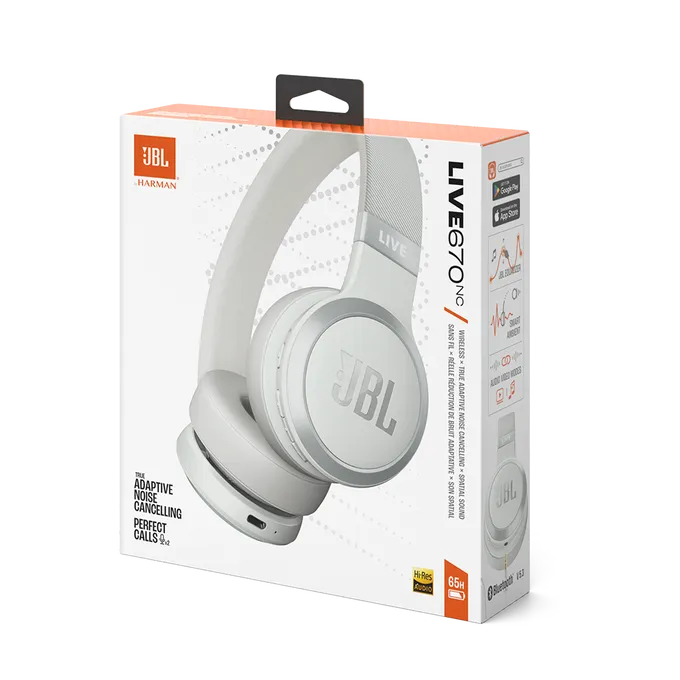 JBL LIVE670NC White