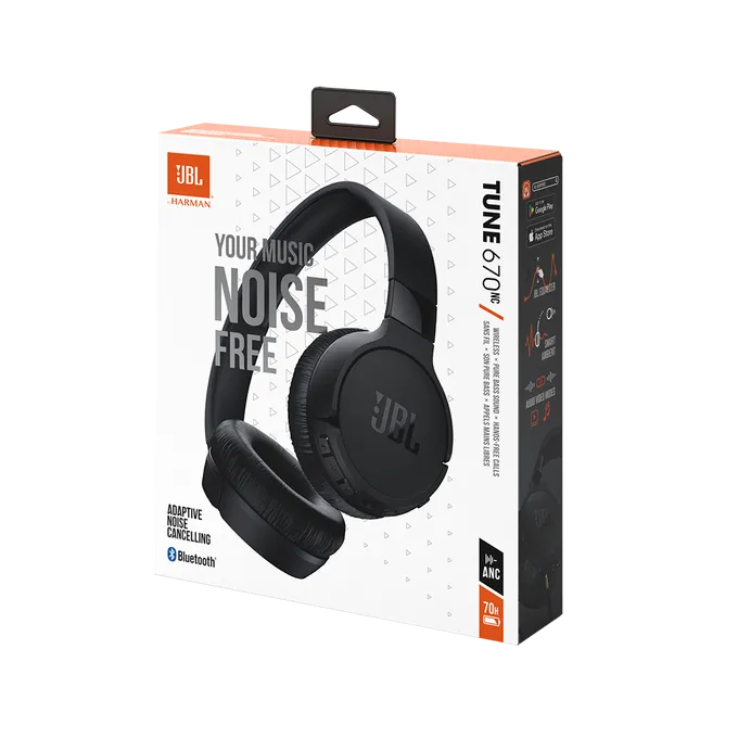JBL Tune 670 NC Black