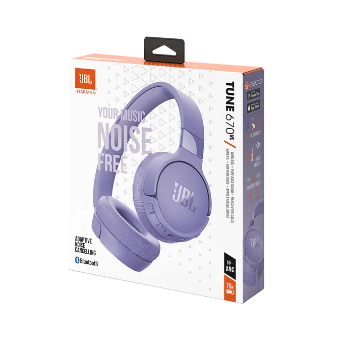 JBL Tune 670 NC Purple