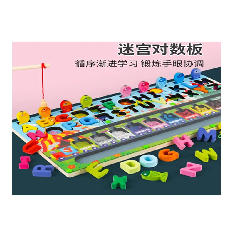 Joc de masa din lemn logica cu magnet 246-055 (10118)