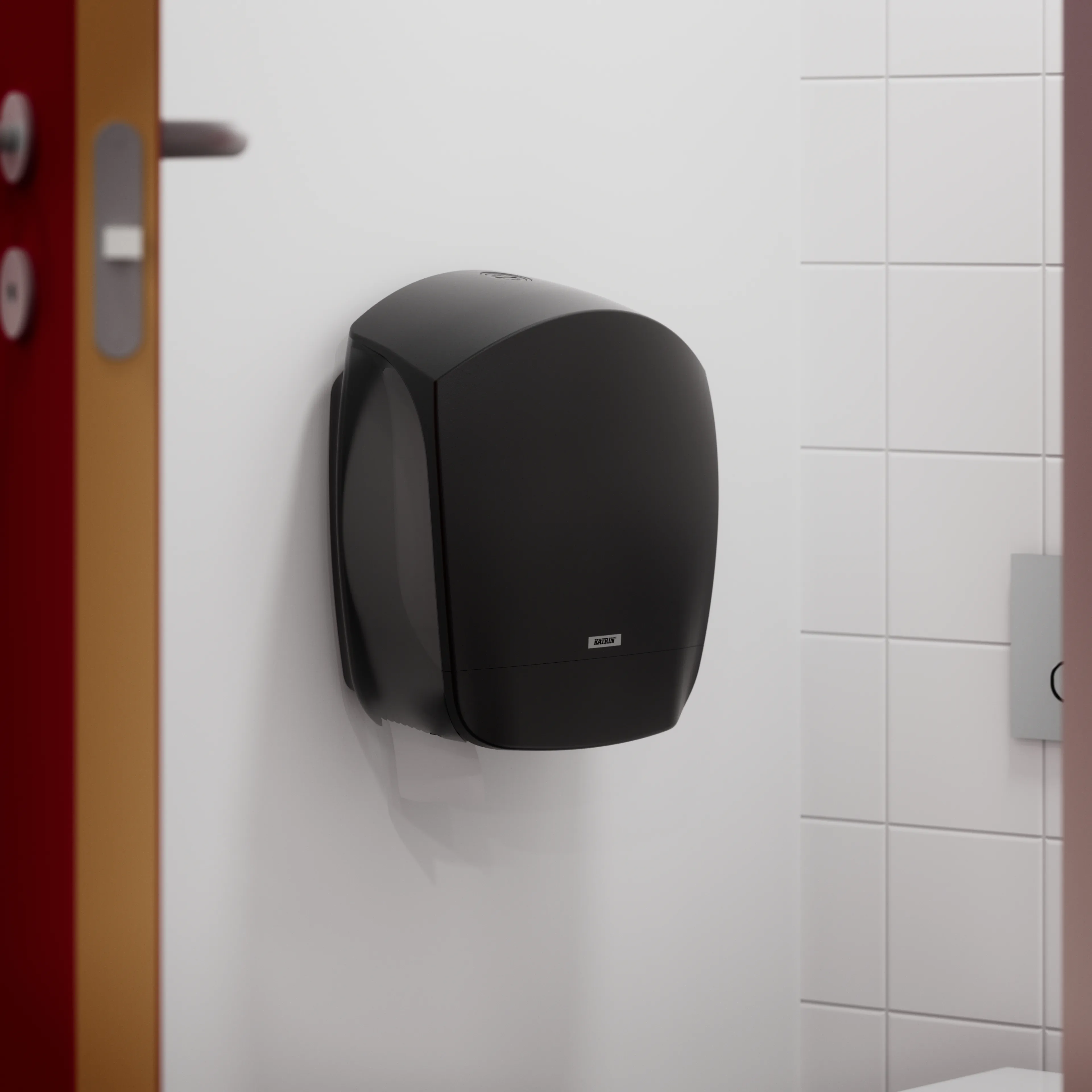 Gigant S Black - Dispenser cu val pentru hîrtie igienică - 82155