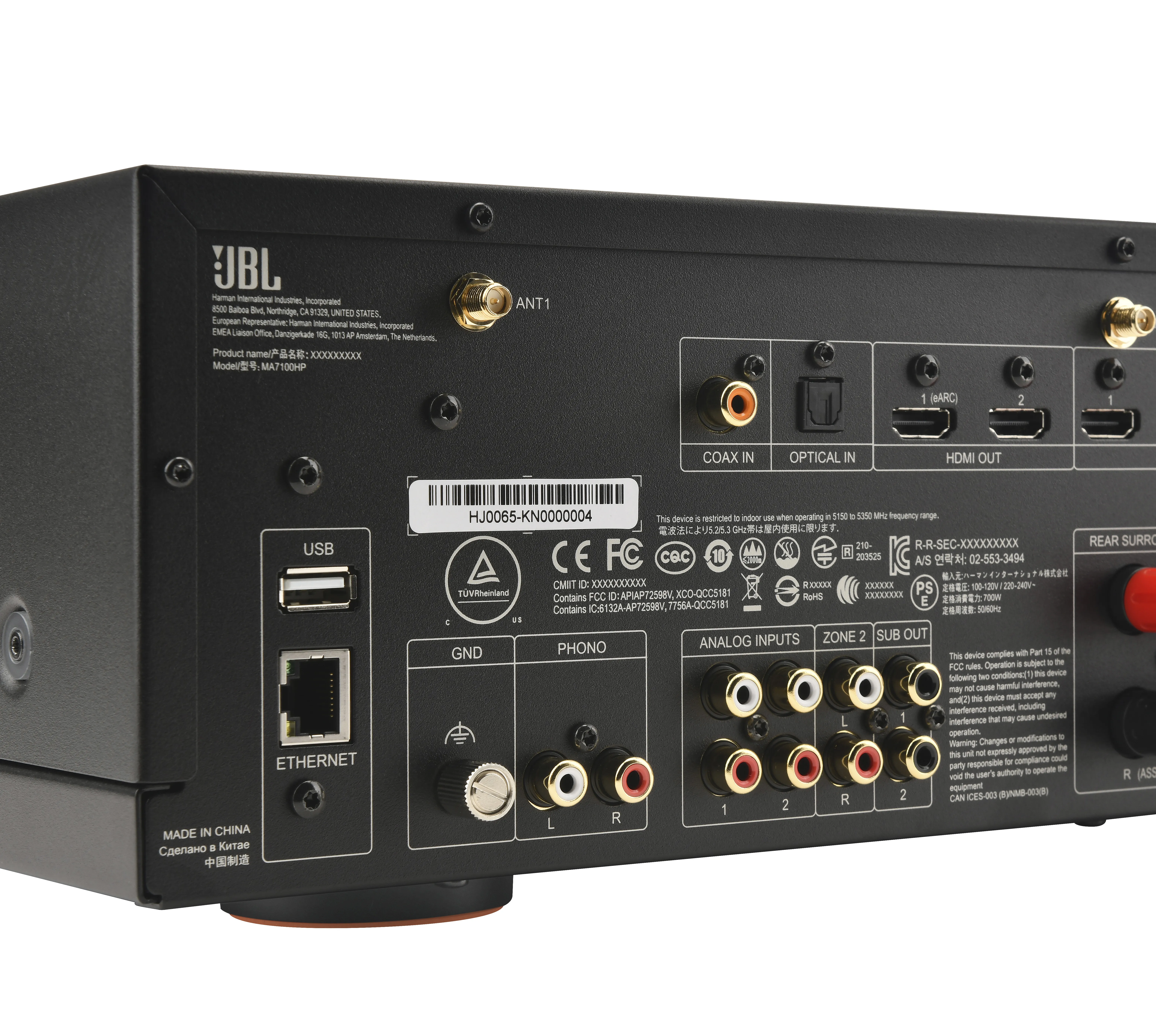 JBL MA710HP Black