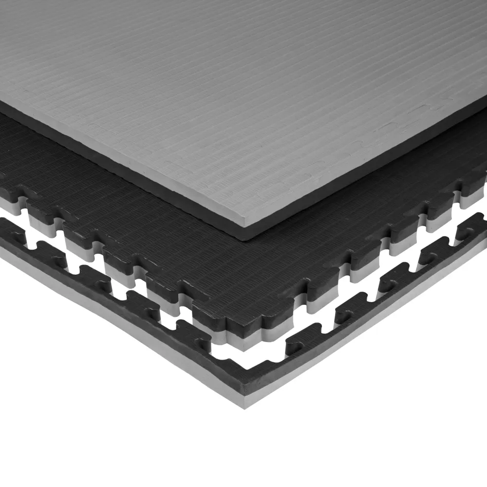 Tatami mat Eva Puzzle 1x1 m, 4 cm, 80 kg/m3 inSPORTline Malmeida 25287-3 black-grey (11737)
