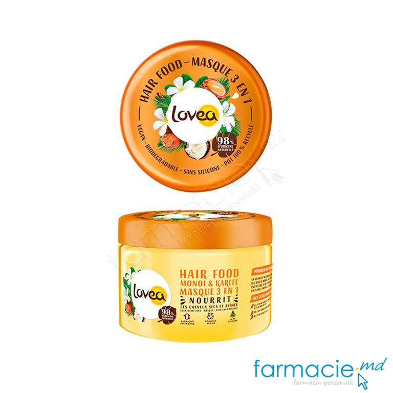 Lovea Masca par 3 in 1 extract de monoi&ulei de shea 390ml