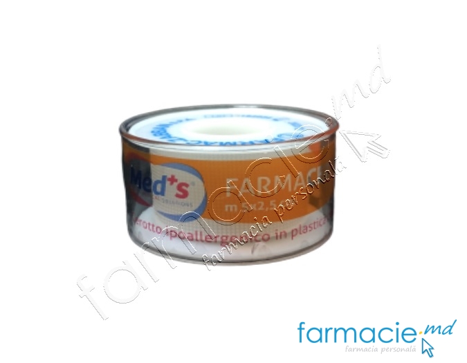 Emplastru Farmacerotto 2,5cmx5m hipoalergic