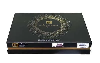Комплект постельного белья из сатина Делюкс 2 TAC NEIRA