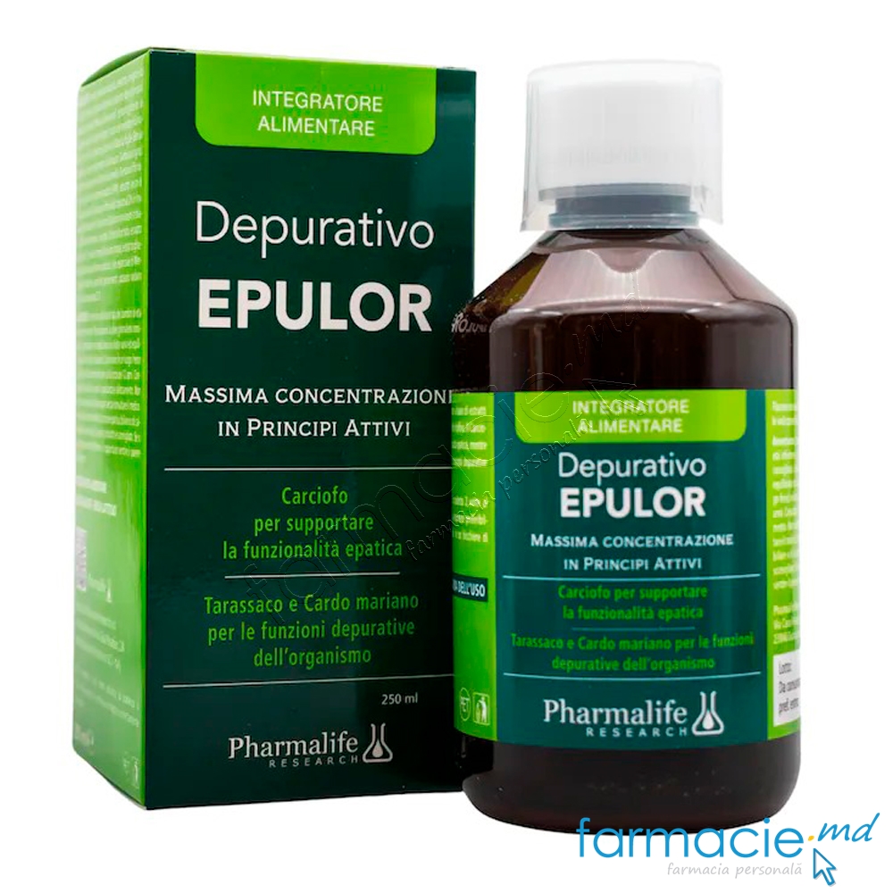 Epulor purificarea și funcționarea ficatului 250ml Pharmalife