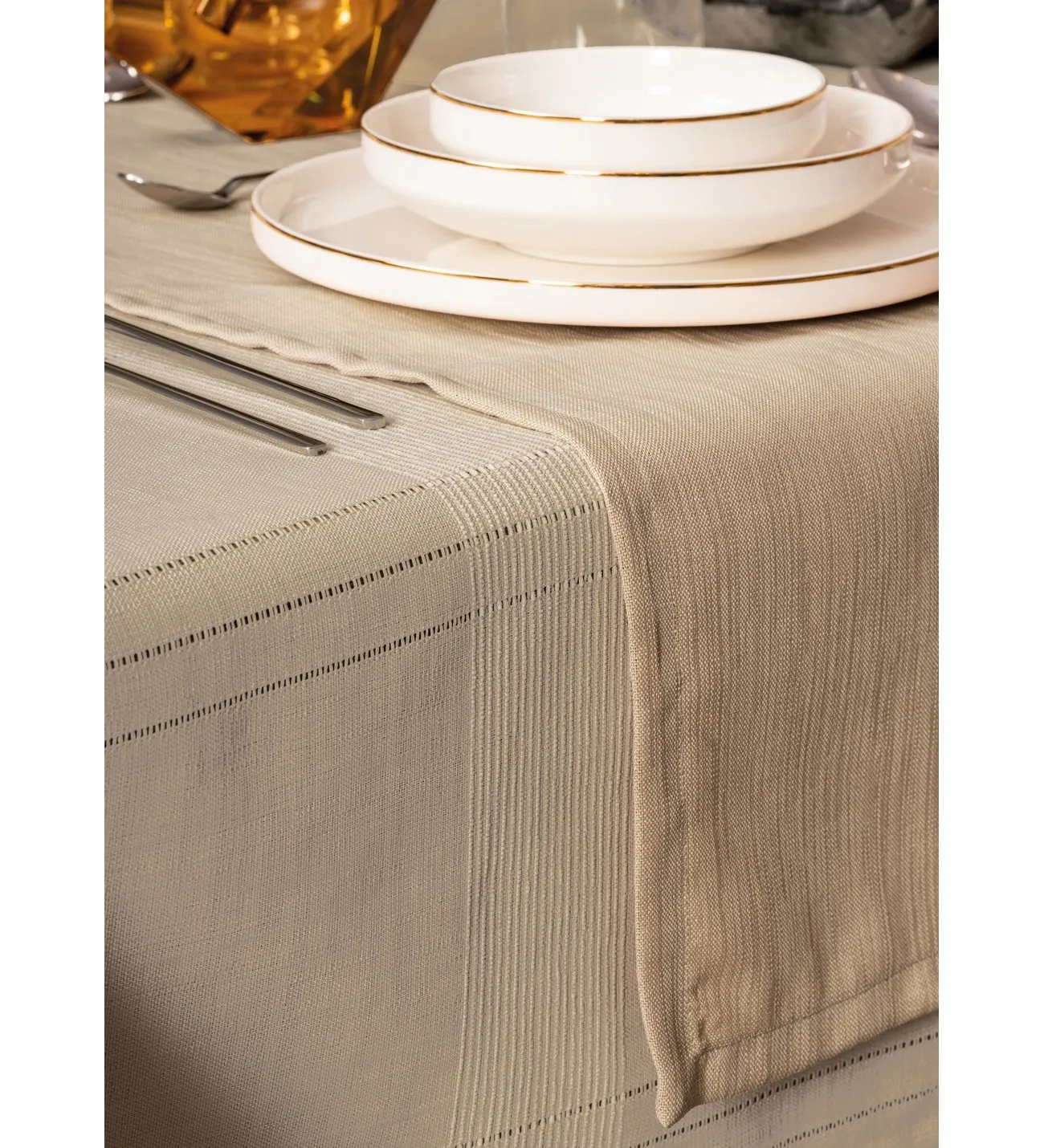 Față de masă JASMIN 160X220 Cappuccino