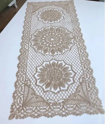 Brâu SOMEN la fața de masă Cappuccino 38x95 cm