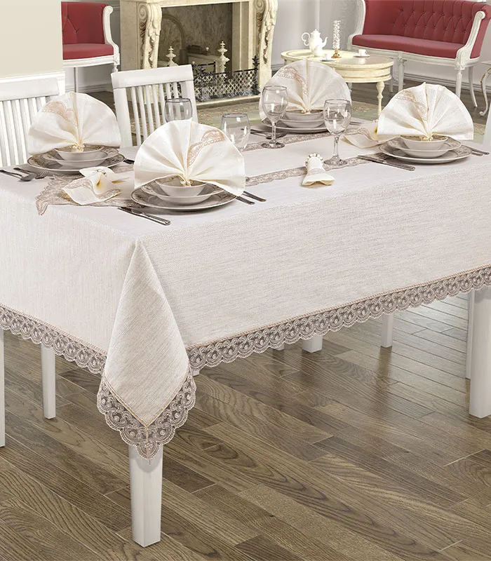 Set de masă 26 buc IUTE 160X300 Cappuccino