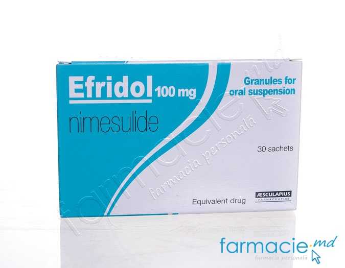 Efridol gran./susp.orala 100 mg N30