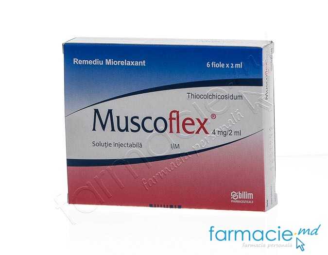 Muscoflex sol.inj. 4mg 2ml N6 (miorelaxant)