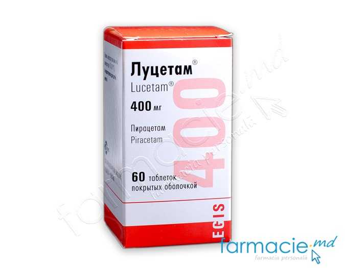 Lucetam comp.film. 400mg N60 (piracetam) (Egis)