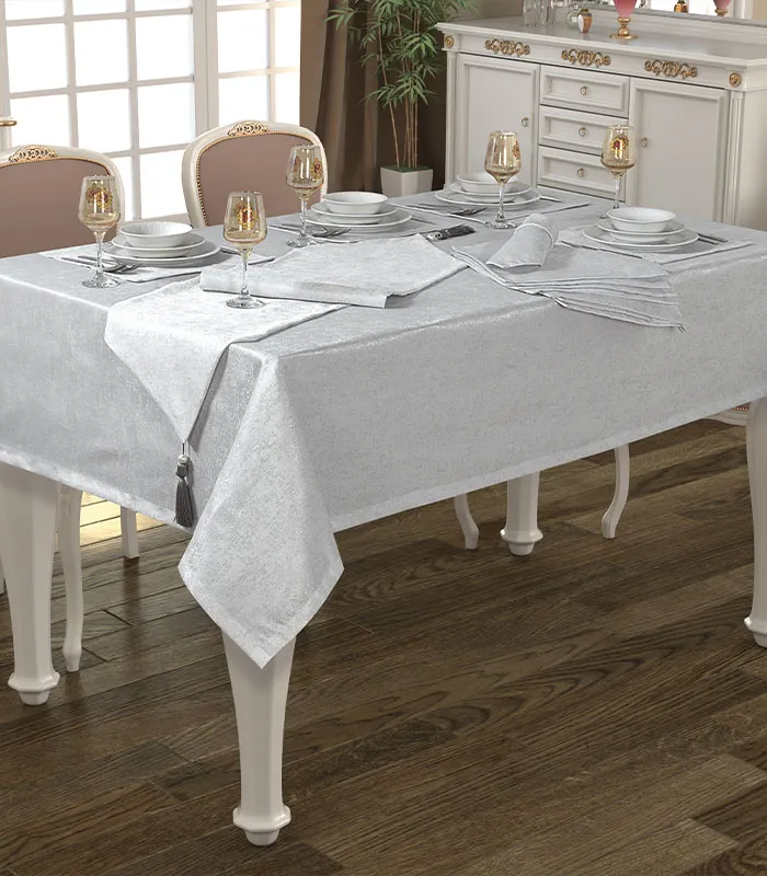 Set de masă 26 buc SIMELA 160X220 Gri