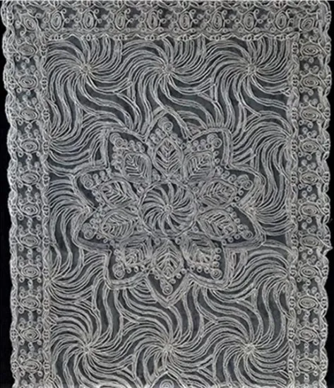 Brâu SOMEN la fața de masă Gri 38x95 cm