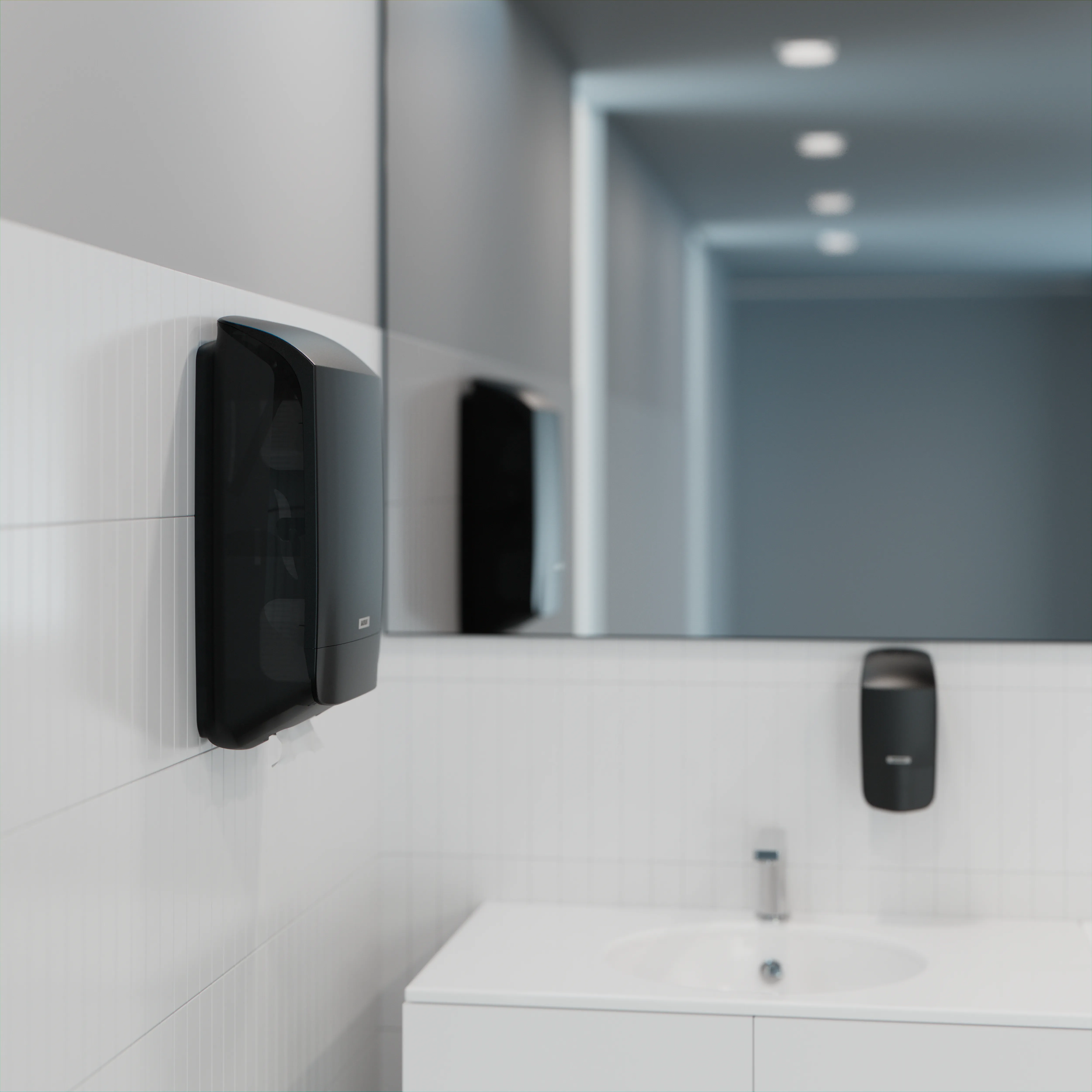 Hand Towel M Black - Dispenser pentru prosoape de mîini pliate - 77434