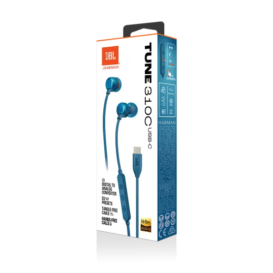 JBL Tune 310C USB Blue