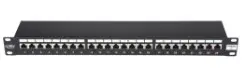 Patch panel 19"" 24*RJ45 cat 6 ecranat