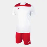 Форма футбольная (футболка + шорты) XS Joma Phoenix II white / red (11547)