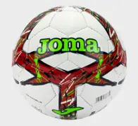 Minge fotbal №5 Joma Dali III Red Fluor Green 401412.206 (11635)