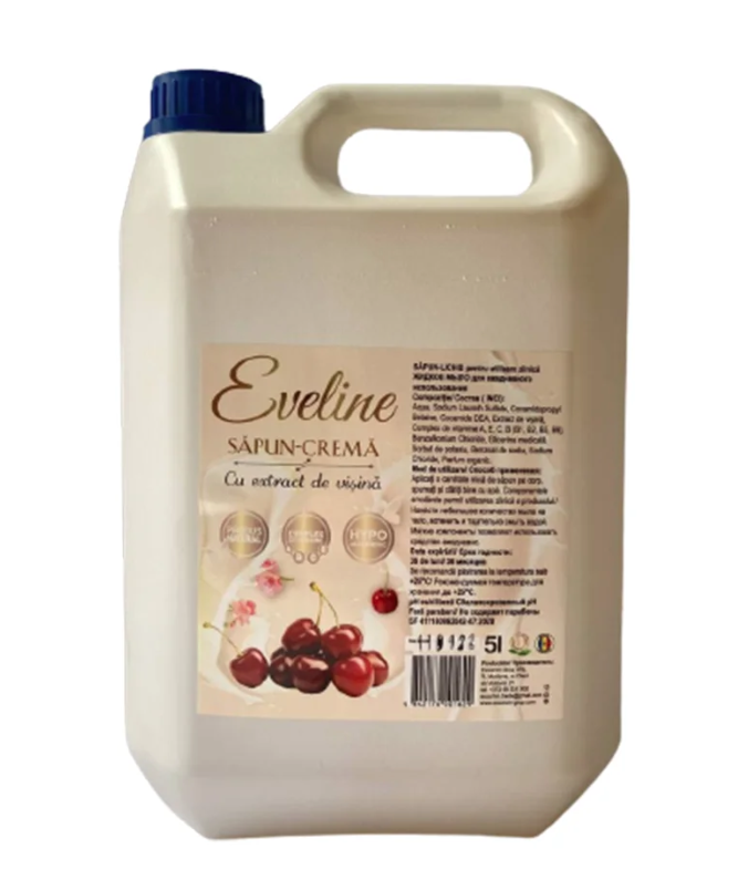 Жидкое мыло «EVELINE» Premium 5Л канистра Вишня