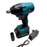 Brushless Impact Wrench with 4.0Ah Battery Charger Set,1300N.m High Torque Cordless Impact Driver GunGun for Railway/Ship/Truck