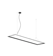 Skyler SDI-A RF 6600lm 62+45 W 840/RGB 1572x367 mm DALI-DS black/white+susp STR 1.5m +white cup 