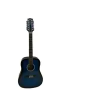SX Blue Acoustic Guitar Model DG25 / BUS