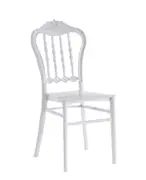 Scaun din plastic EMILIA  Alb