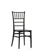 Scaun din plastic ZANOUBIA Negru