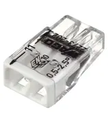 2273-202 conector compact pentru 2 conductori 24A ALB