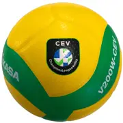 Minge volei №5 Mikasa V200W verde galben  (5668)