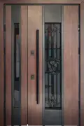 Тёмный Дуб/Белый