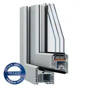 VEKA Softline 82 — profil PVC 7 camere