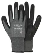 Manusi tricotate cu poliuretan GEKOFLEX (grey/black)