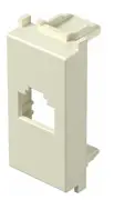 Fatada RJ45/RJ11 1M ivory  (KM35IW-B)