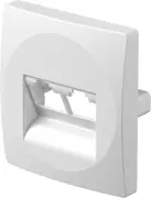 EKON Fatada alba p/u suport 2*RJ45(PE21PW-U)