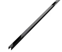 Profil Inox pentru gresie U-5-2440-BLACK-MI 0.5 x 240cm