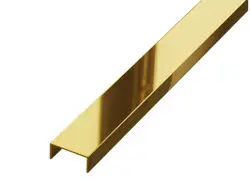 Profil Inox pentru gresie U-5-2440-GOLD-MI 0.5x240cm