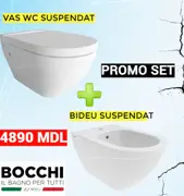 PROMO SET WC TAORMINA с крышкой soft close+ БИДЕ TAORMINA